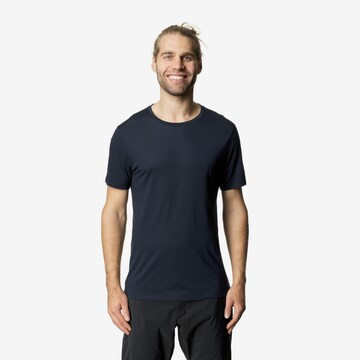 Houdini Performance Shirt 'Tree' in Blue: front