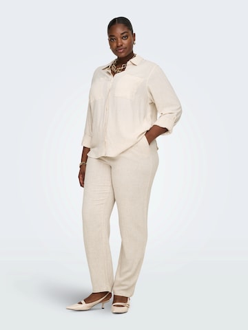 ONLY Carmakoma - Blusa 'CARSIESTA YASMIN' en beige