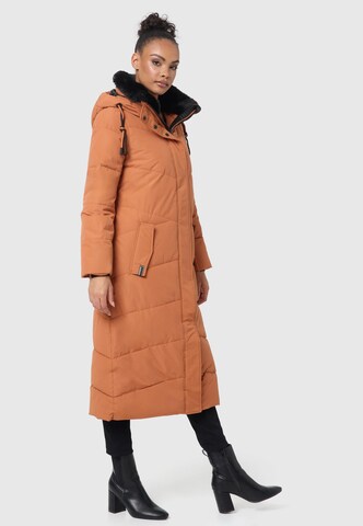 NAVAHOO Winter coat 'Hingucker XIV' in Brown