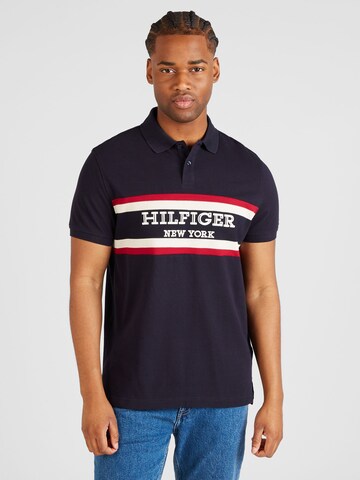 TOMMY HILFIGER Тениска в синьо: отпред