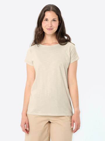 VAUDE Functioneel shirt 'Moja' in Beige: voorkant
