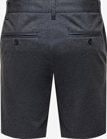 Regular Pantalon chino 'MARK' Only & Sons en bleu