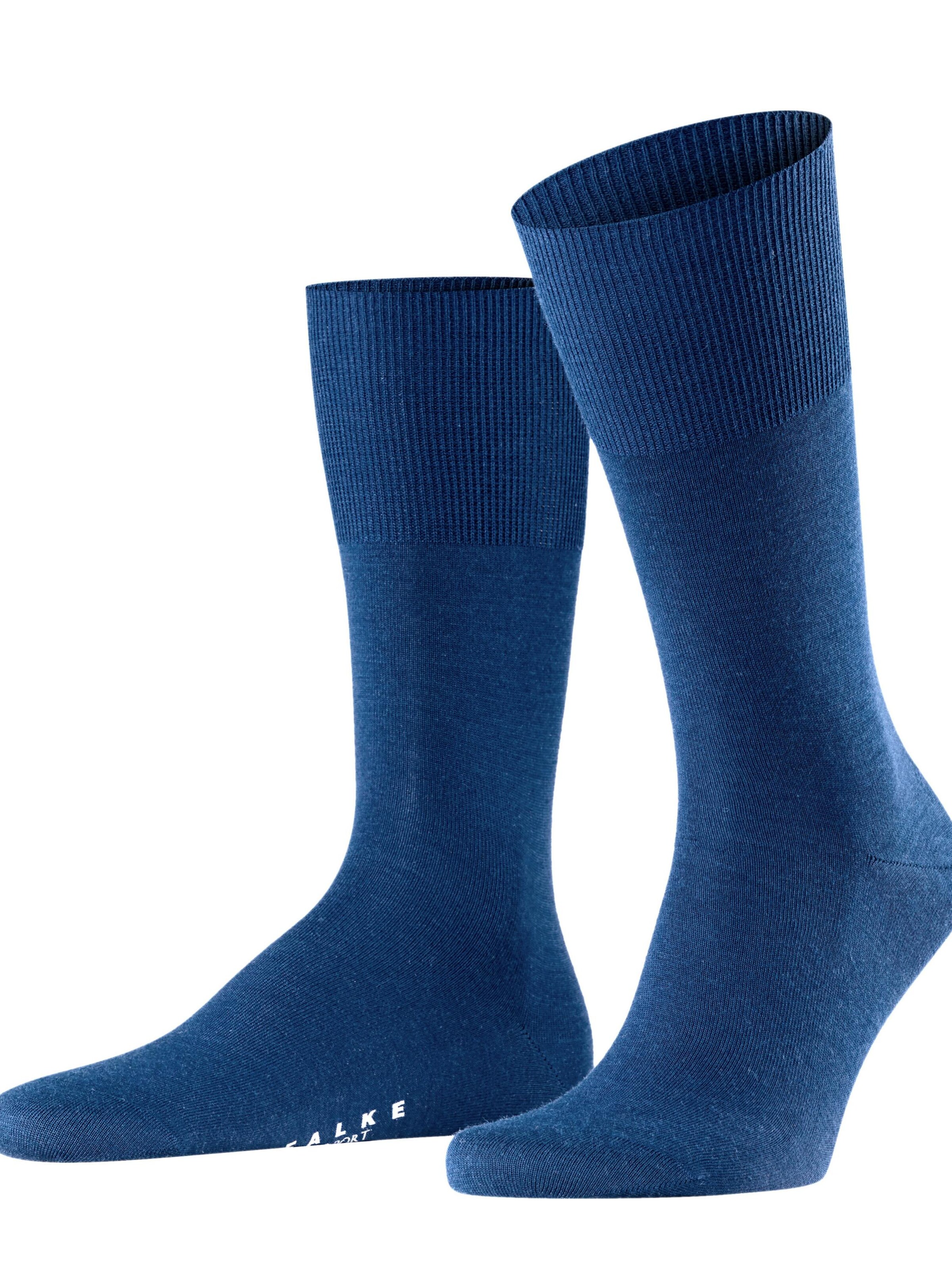 FALKE Socks 'Airport' in Blue: front
