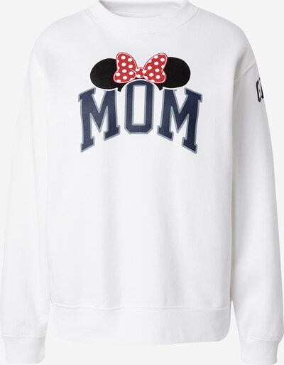 GAP Sweat-shirt 'MINNIE MOM' en bleu marine / rouge / noir / blanc, Vue avec produit