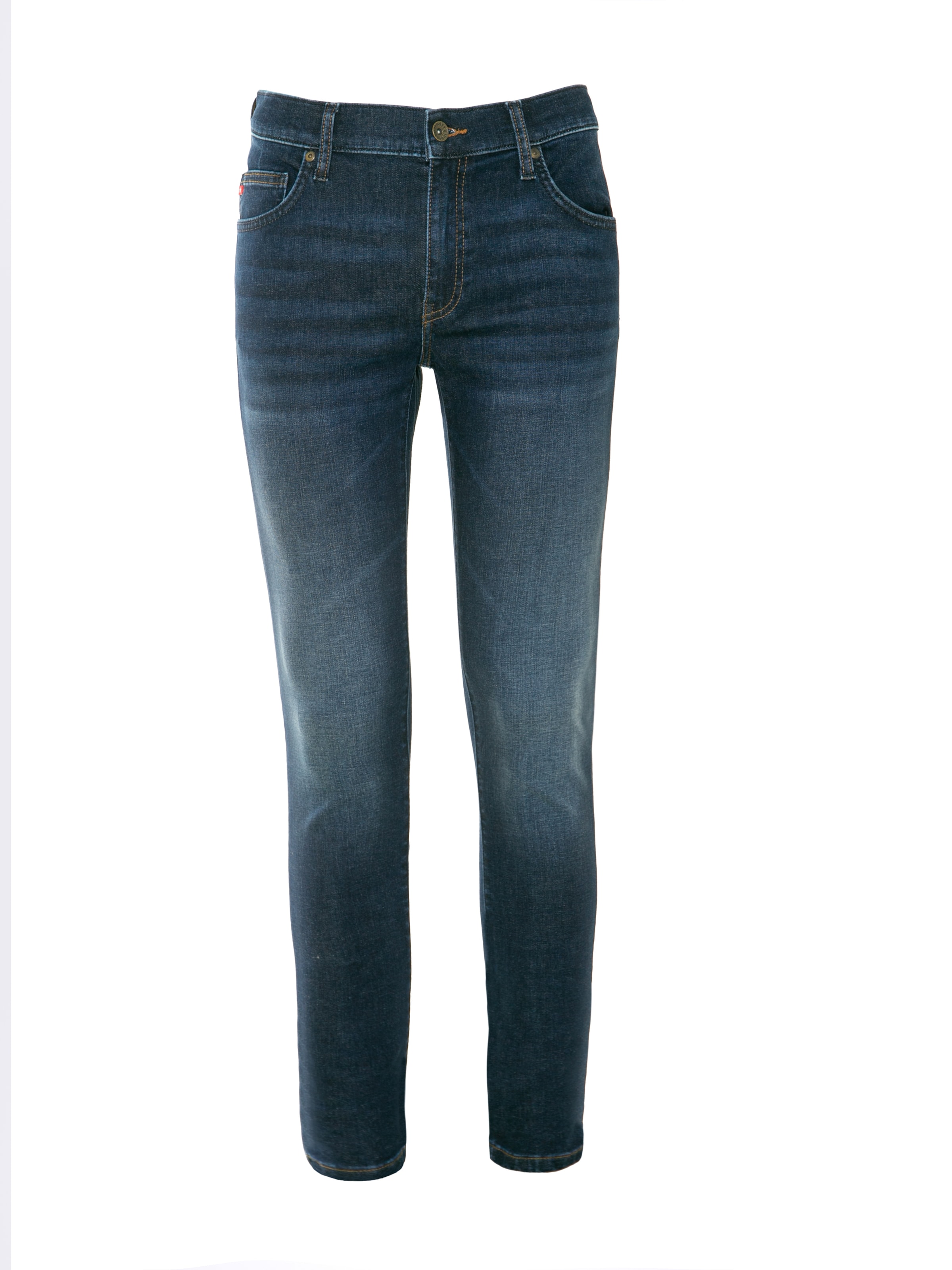 BIG STAR Skinny Jeans 'Deric' in Blauw: voorkant