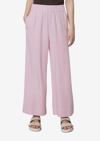 Marc O'Polo DENIM Wide leg Pants in Pink: front
