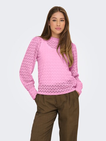JDY Bluse 'JDYAVERY' in Pink: Vorderseite