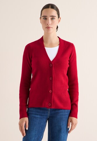 CECIL Knit Cardigan in Red: front