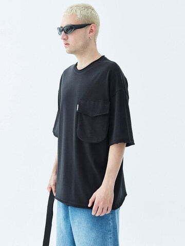 T-Shirt 'Euless' VAMOS CLO en noir