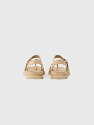 Tongs 'GoldenGaze' UGG en beige