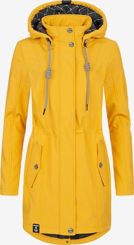Peak Time Funkční kabát – žlutá: přední strana