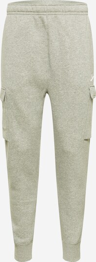 Nike Sportswear Pantalon cargo 'Club' en gris chiné / blanc, Vue avec produit