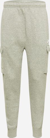 Nike Sportswear Дънки Tapered Leg Панталон в сиво: отпред
