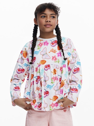 Desigual - Camiseta en blanco: frente