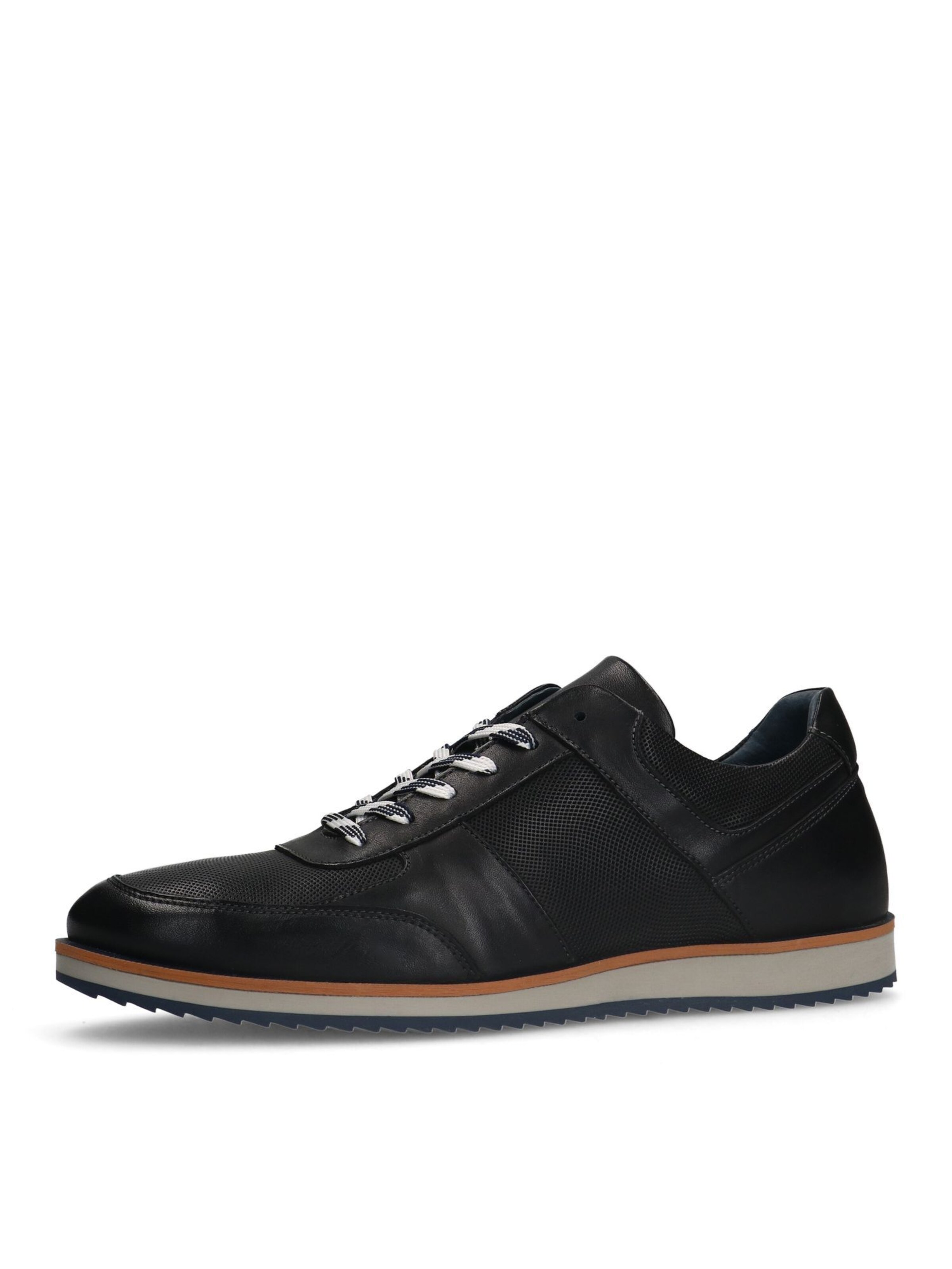 MANFIELD Sneakers in Black: front