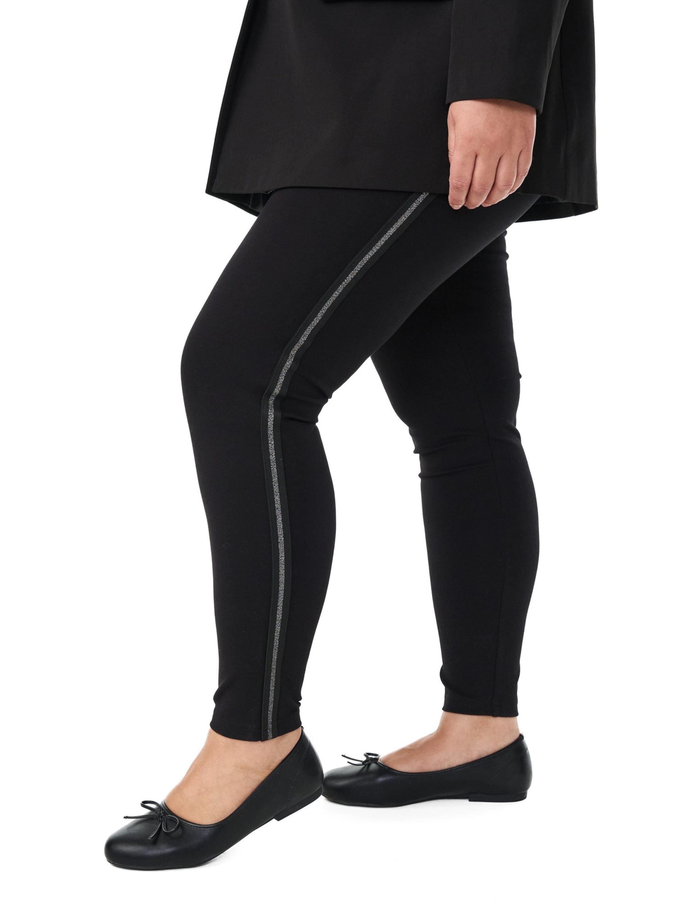 Zizzi Skinny Κολάν 'Mwinola' σε μαύρο