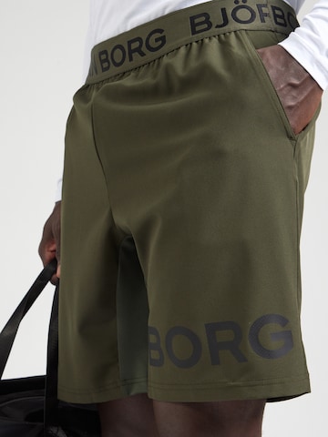 BJÖRN BORG Regular Sportbroek in Groen