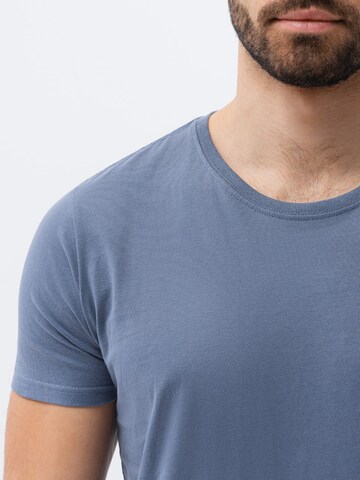 Ombre Shirt 'S1370' in Blau
