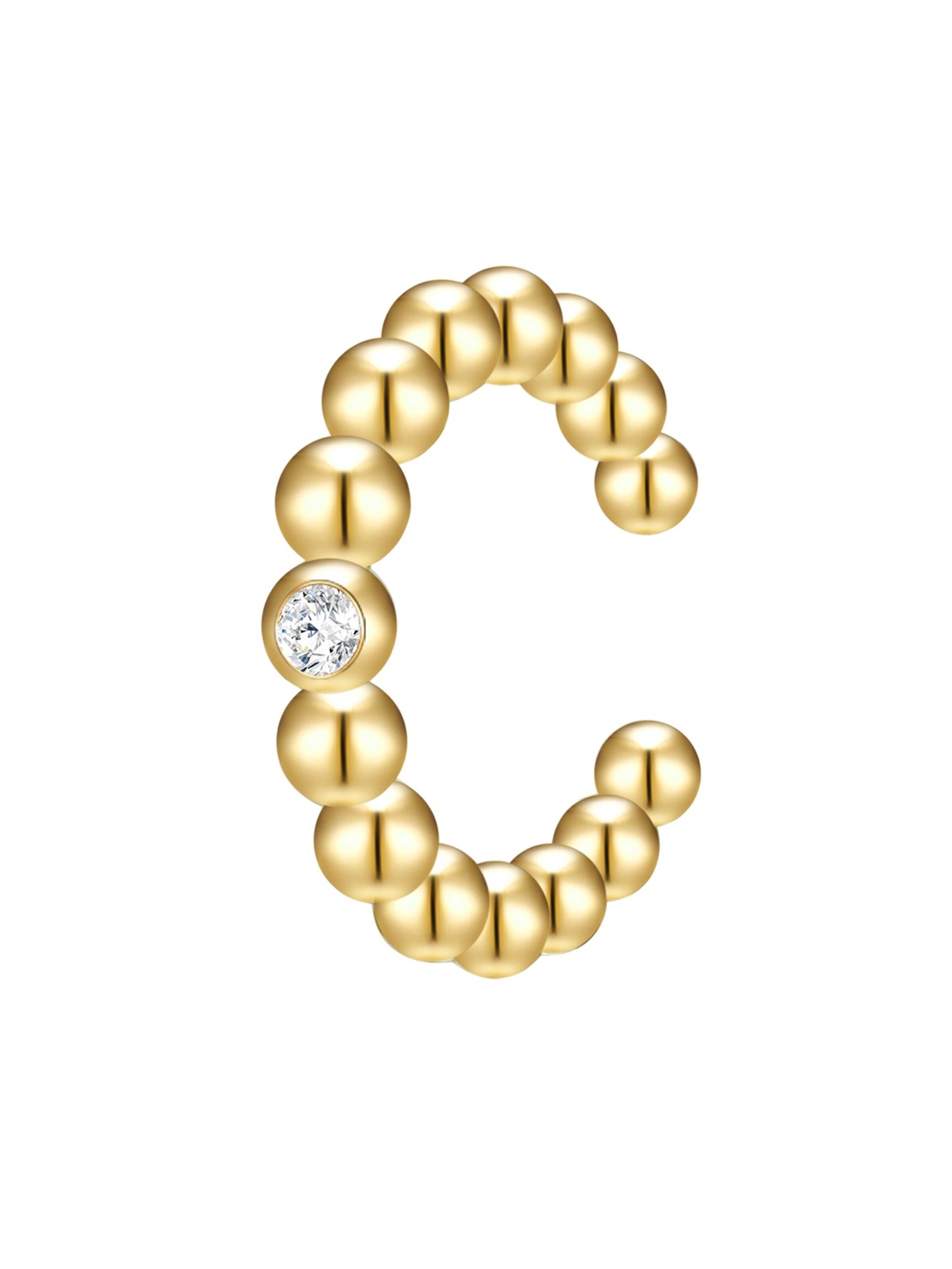 Lulu & Jane Oorbellen in Goud: voorkant