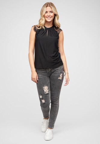 Cloud5ive Blusentop in Schwarz