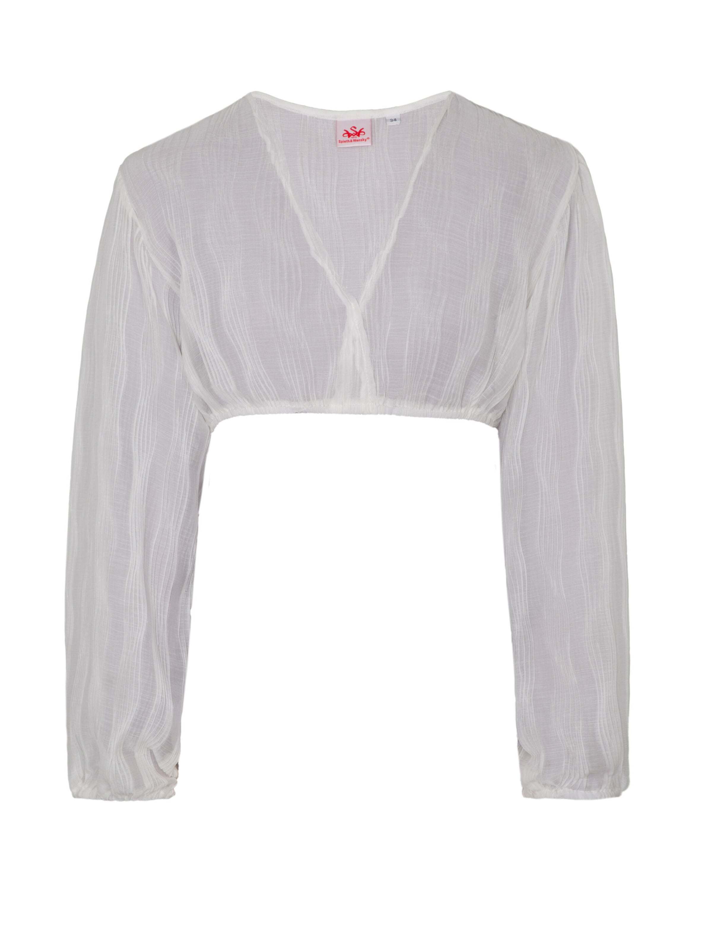 SPIETH & WENSKY Traditional blouse 'Gesche' in White: front