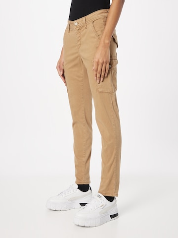 Gang Slim fit Cargo Jeans 'AMELIE' in Brown: front