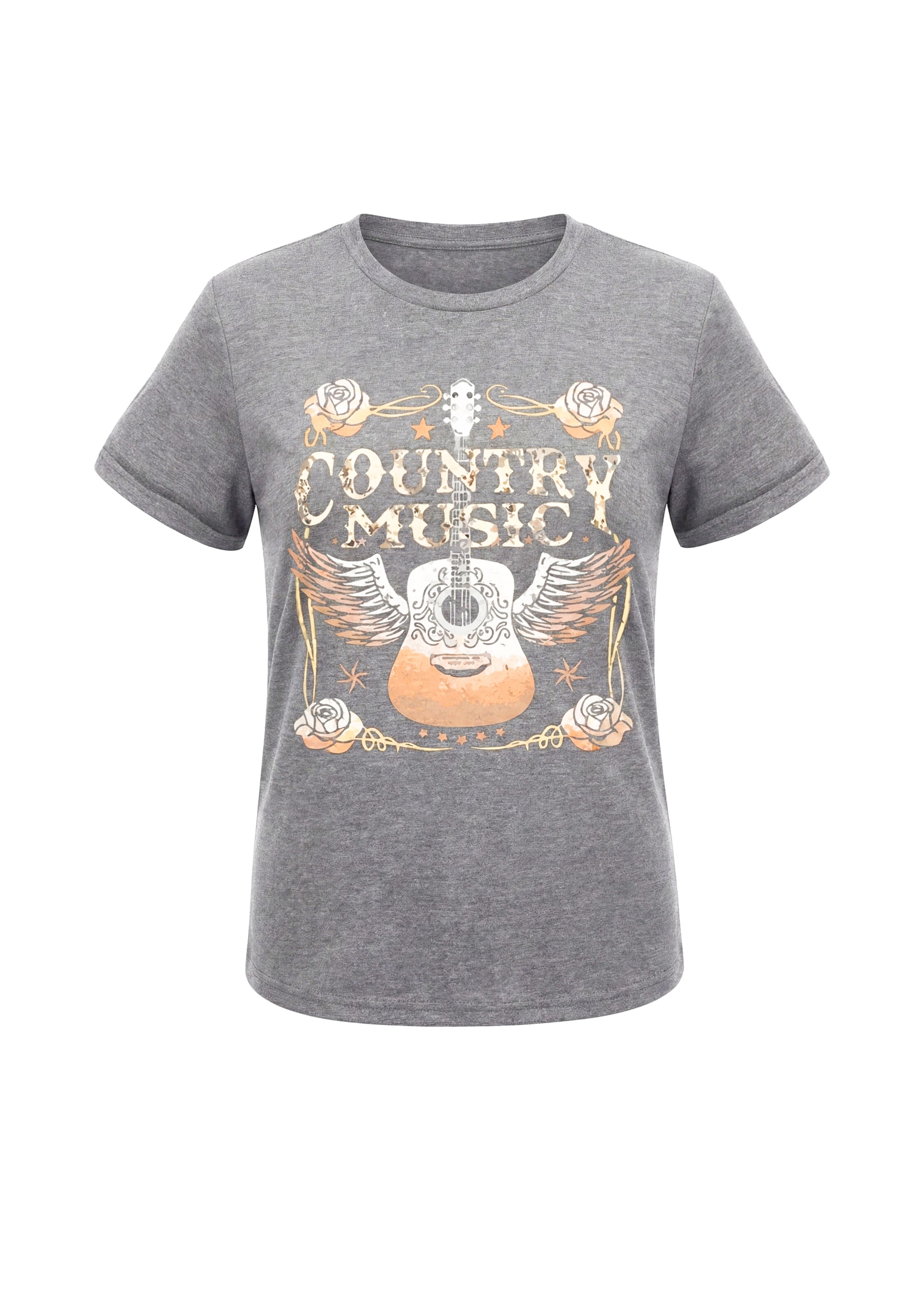 usha FESTIVAL - Camiseta en gris: frente