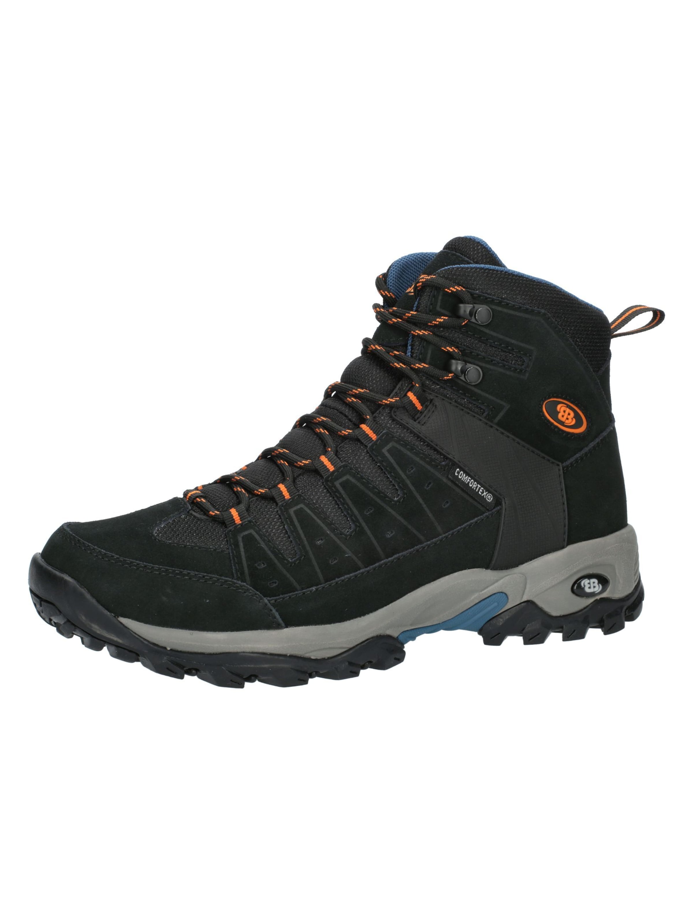 Brütting Boots ' Mount Pinos ' in Schwarz: Vorderseite