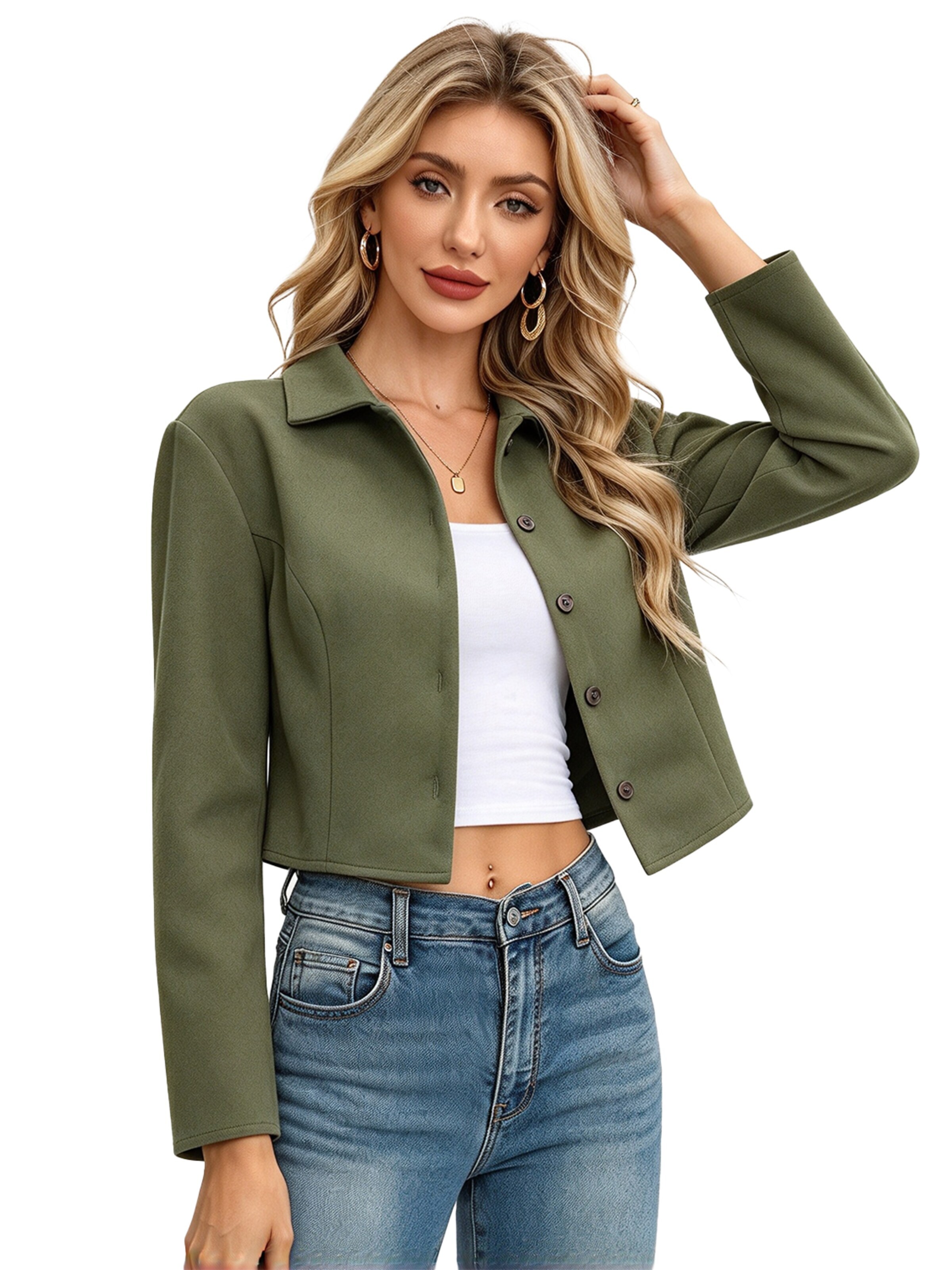 KoJooin Blazer‌‌‌ in Grün: Vorderseite
