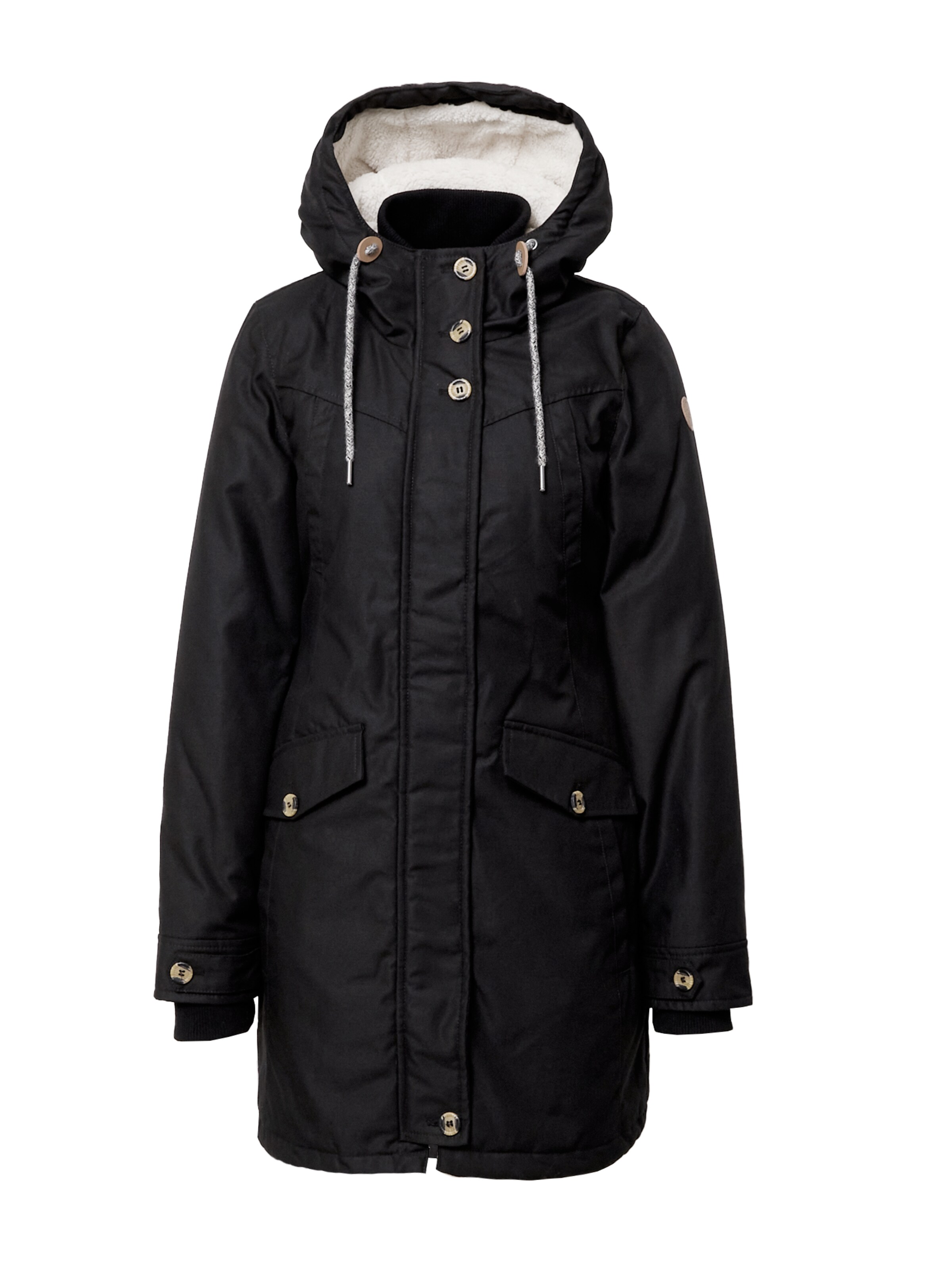 WLD Winter Parka 'Spicy Eden III' in Black: front