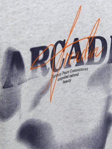 JACK & JONES Sweatshirt ' JJEChange' in Grau
