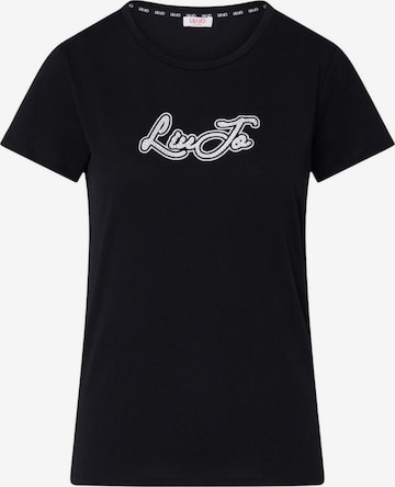 Maglietta 'BASIC T-SHIRT TF6283 JS923' di Liu Jo in nero: frontale