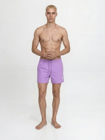 JACK & JONES Шорти за плуване 'JPSTMaui Tropic' в лилав