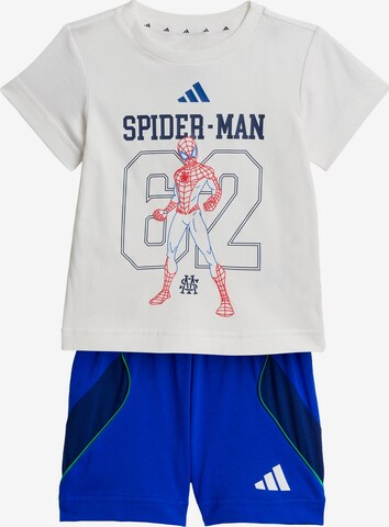 ADIDAS SPORTSWEAR Tracksuit 'Marvel Spider-Man' in White: front