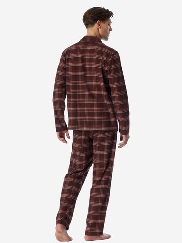 SCHIESSER Long Pajamas 'Selected Premium Warming' in Mixed colors