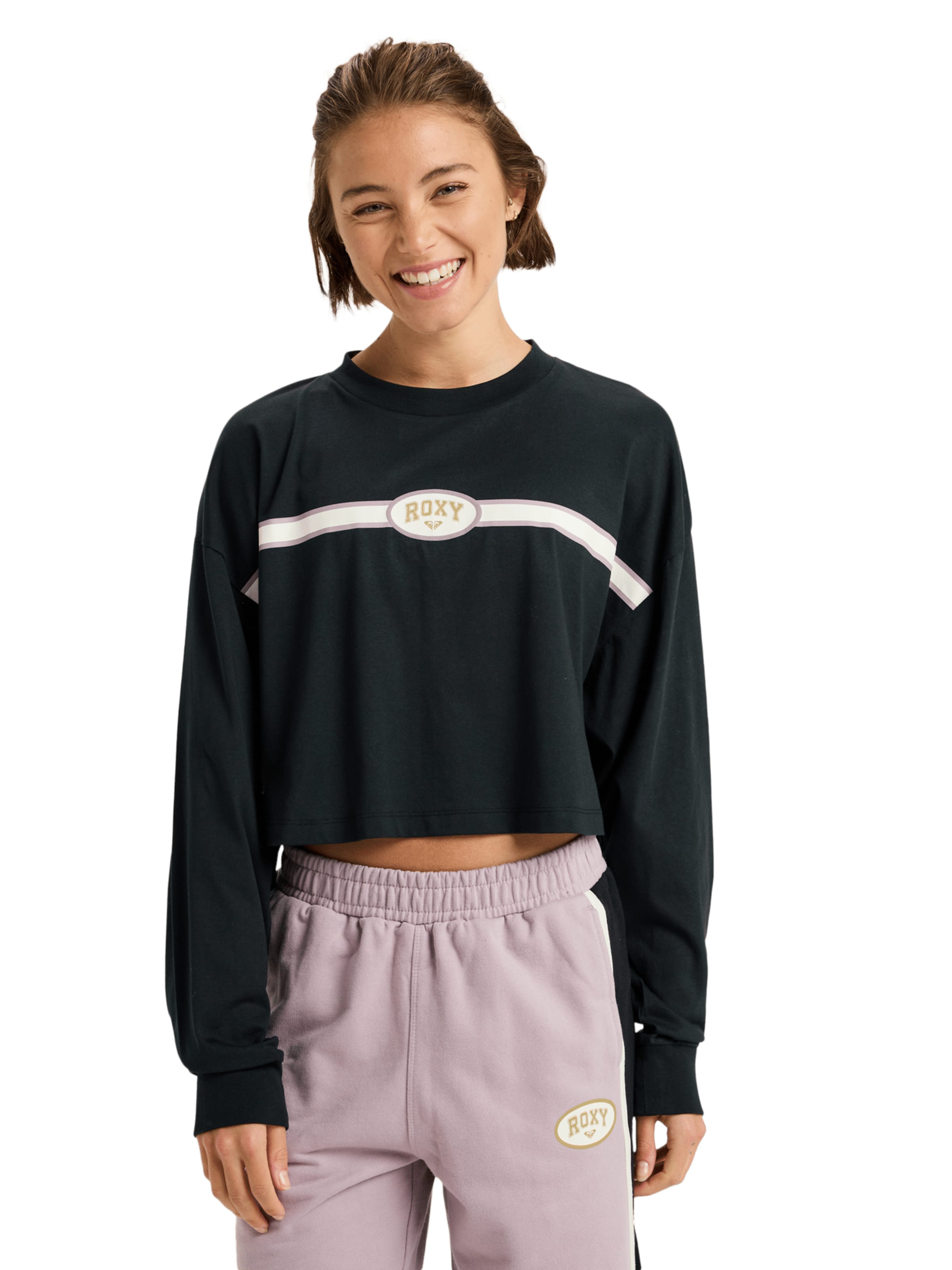 ROXY Shirt 'Essential Energy' in Black: front
