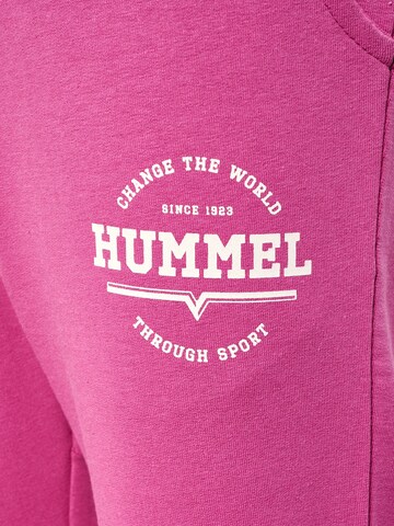 Hummel Regular Pants 'ELENA' in Pink
