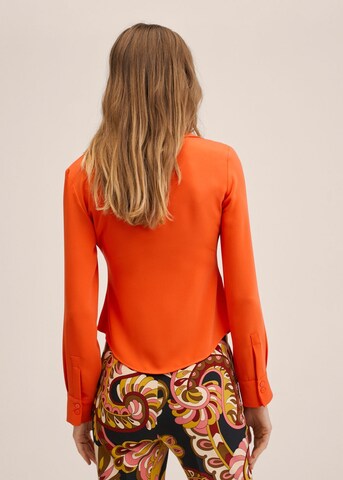 MANGO Blouse 'Punto' in Orange