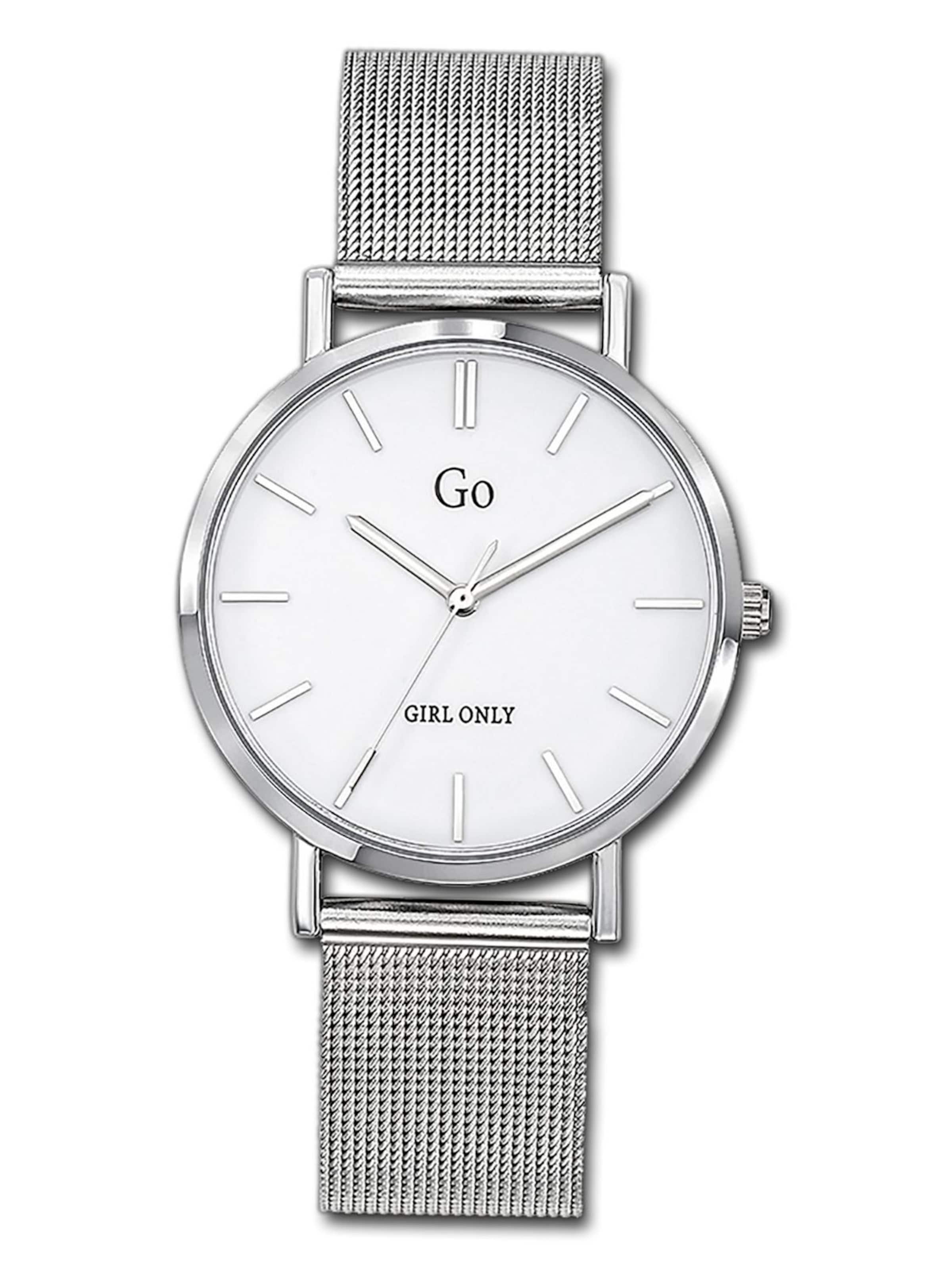 GO GirlOnly Analoog horloge in Zilver: voorkant