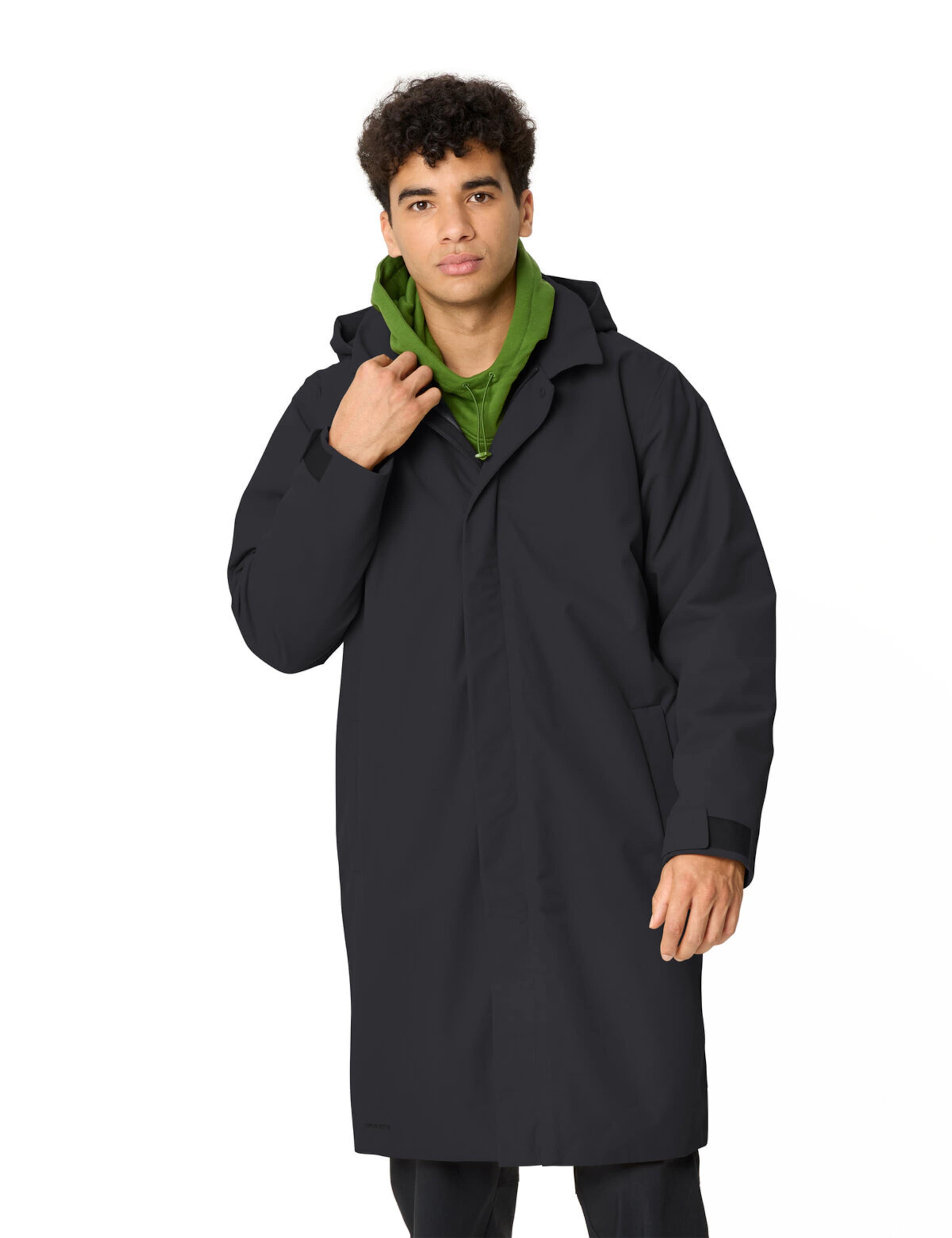 VAUDE Outdoormantel 'Coreway' in Black: front