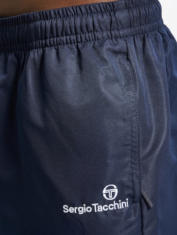 Sergio Tacchini Regular Workout Pants 'Carson' in Blue