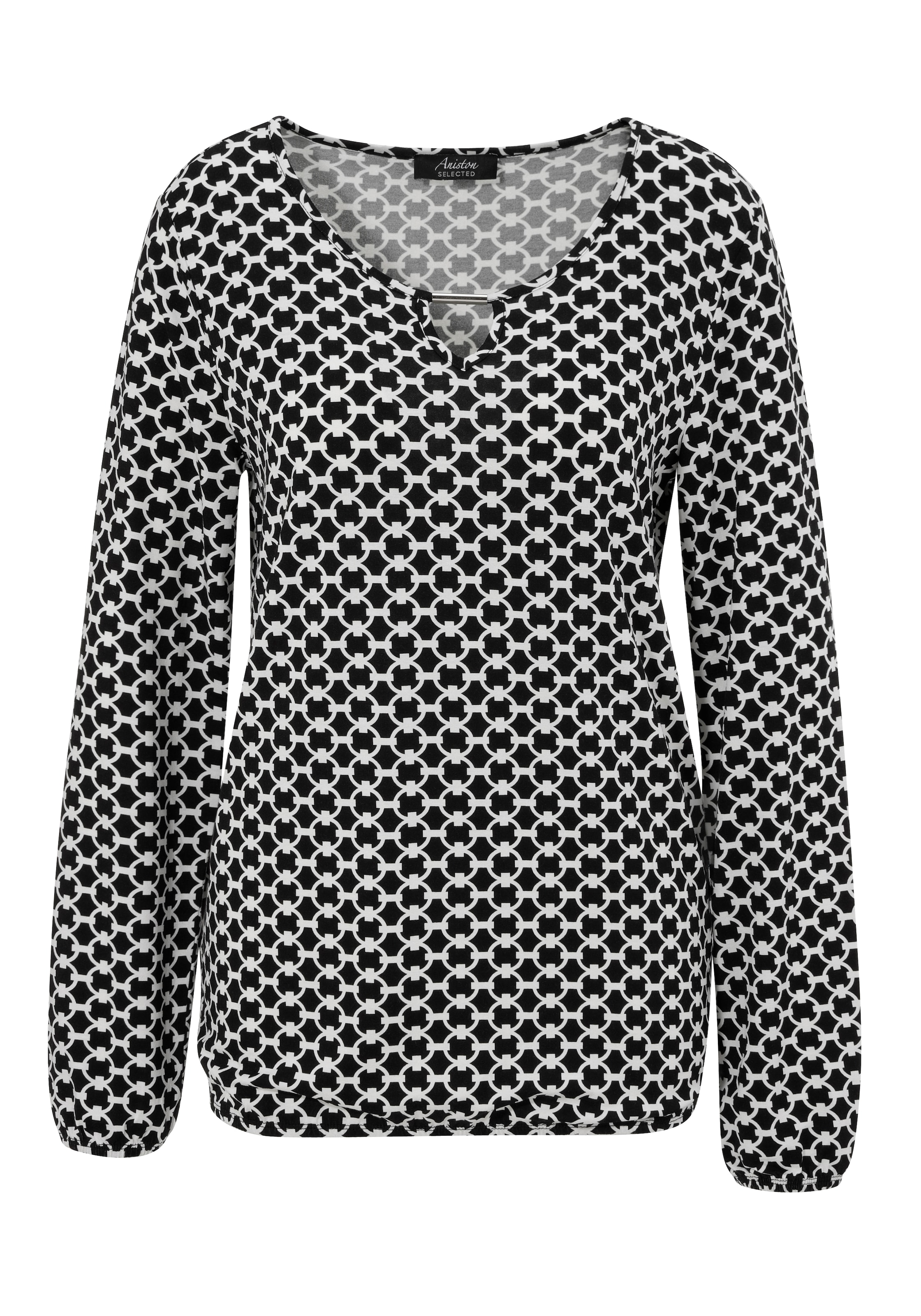 Aniston SELECTED Shirt in Black: front