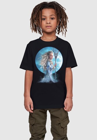 ABSOLUTE CULT Shirt 'Aquaman - Queen Of Atlanna' in Zwart: voorkant