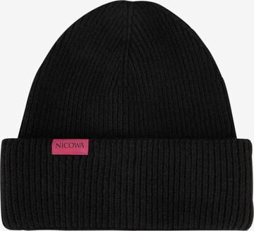 Nicowa Beanie 'Niani' in Black: front