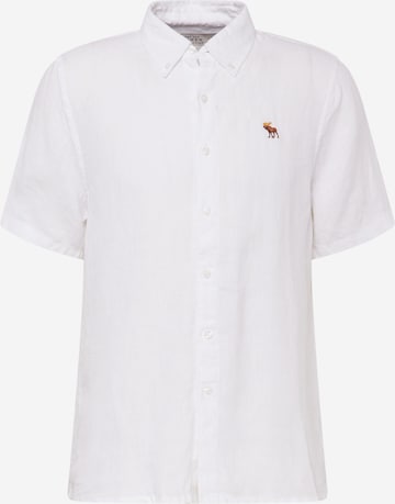 Abercrombie & Fitch Skjorte i hvid: forside