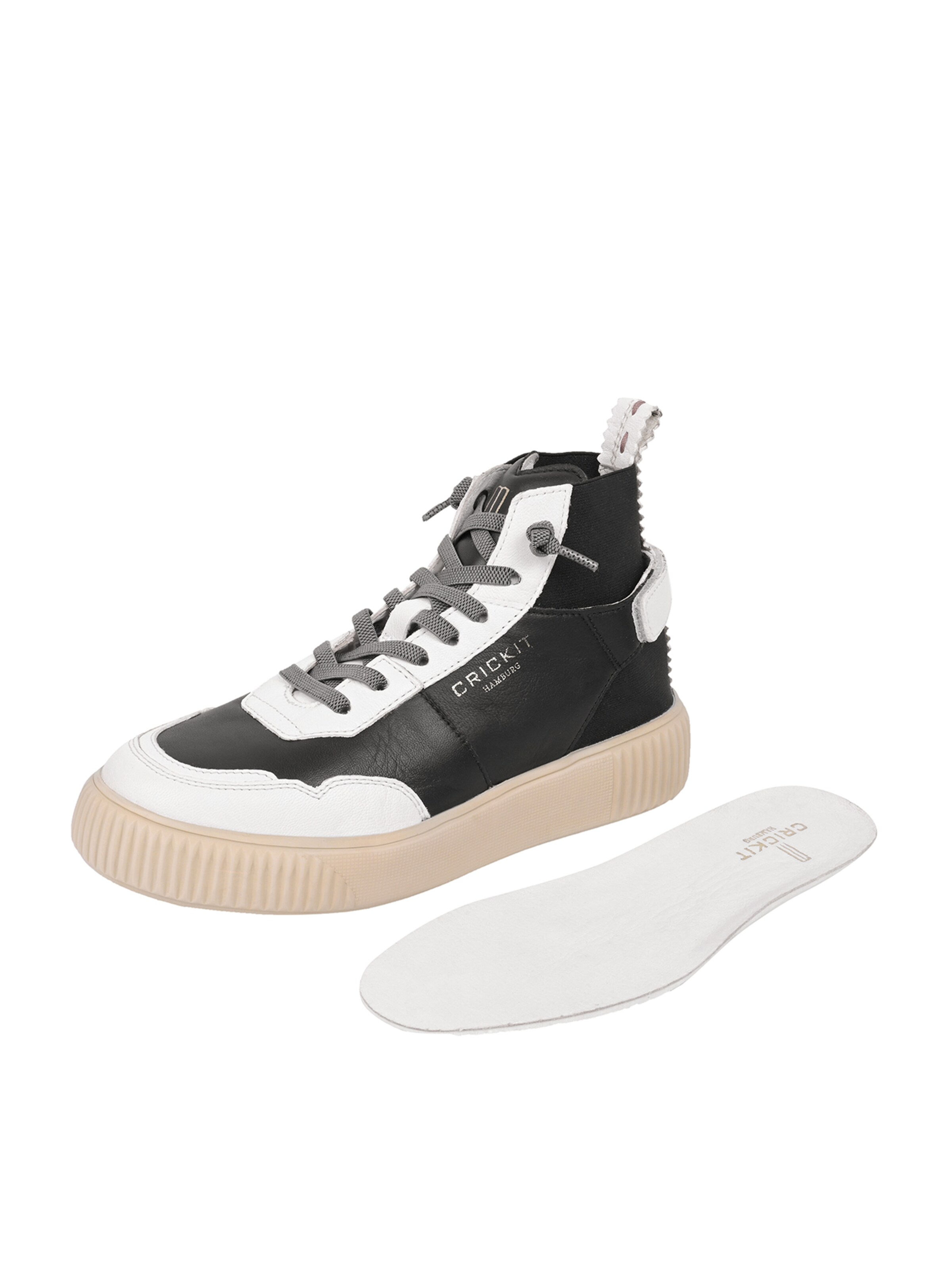 Crickit Sneaker high 'PARISSA' in Schwarz
