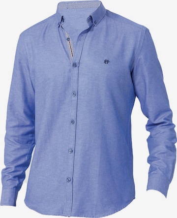 Felix Hardy Regular fit Overhemd in Blauw: voorkant