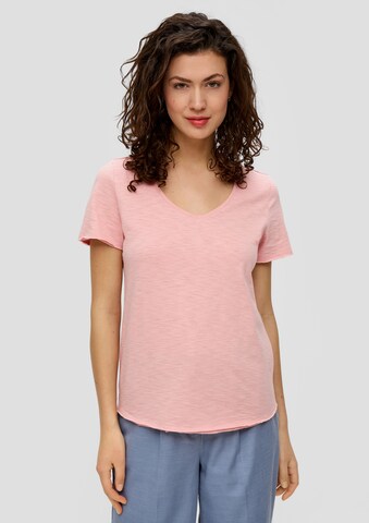 s.Oliver T-Shirt in Pink: Vorderseite