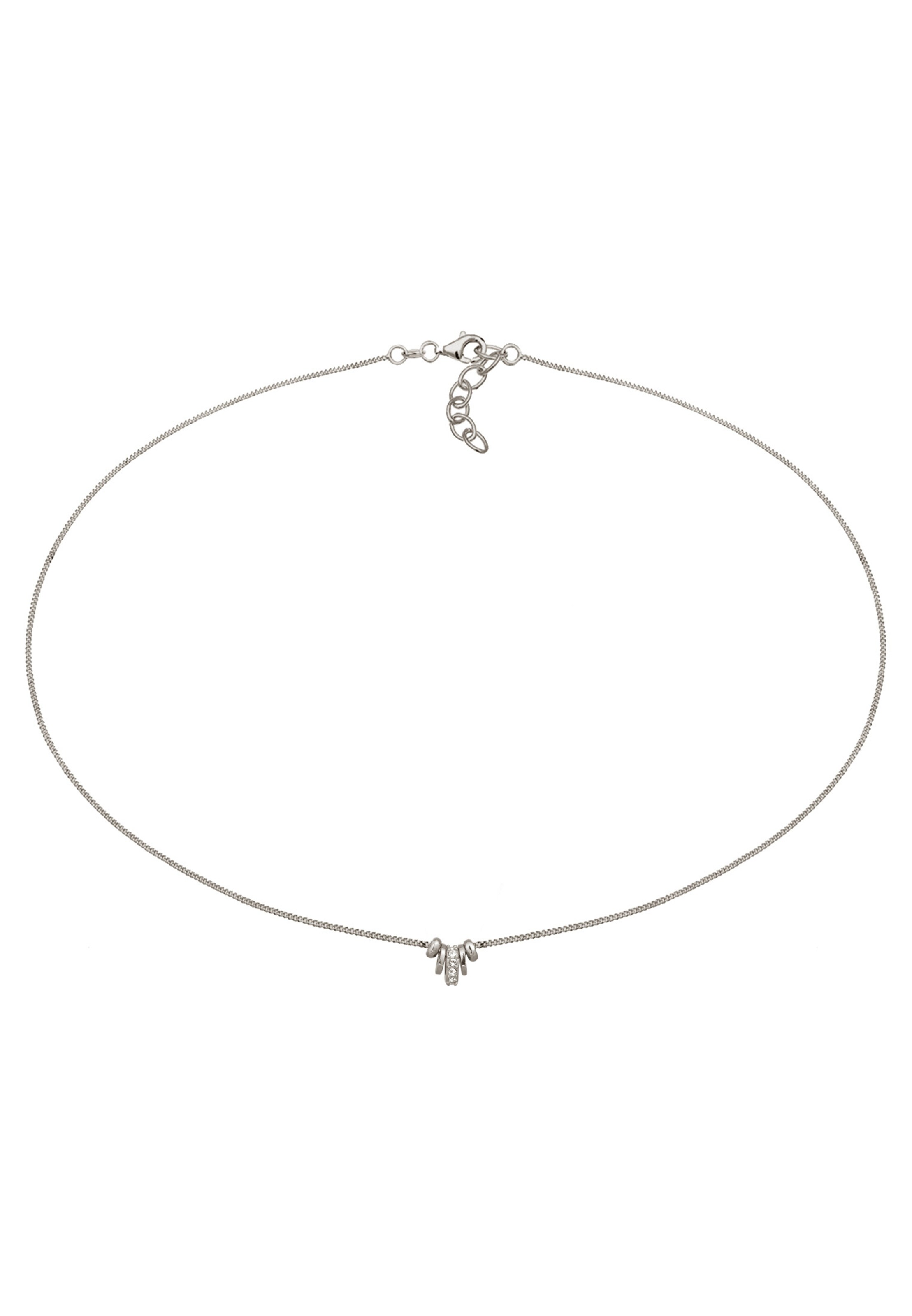 ELLI Kette 'Solitär' in Silber