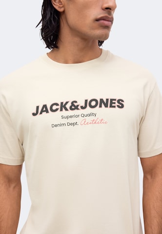 JACK & JONES - Camiseta 'JJABBO' en beige